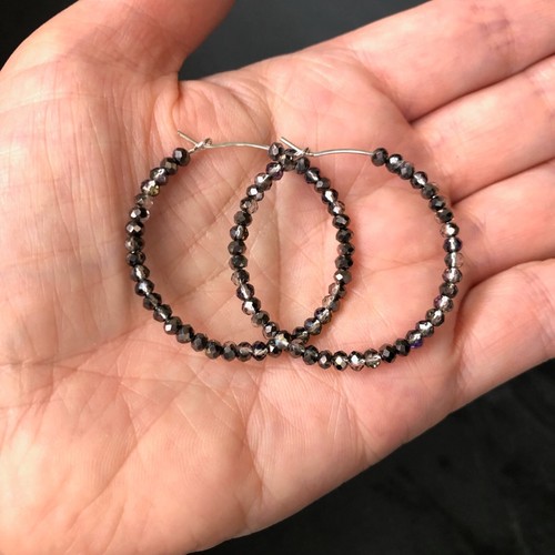 Sparkly grey beaded - sparkly,