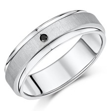 Men's Titanium Black diamond